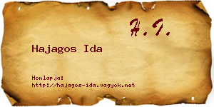 Hajagos Ida névjegykártya